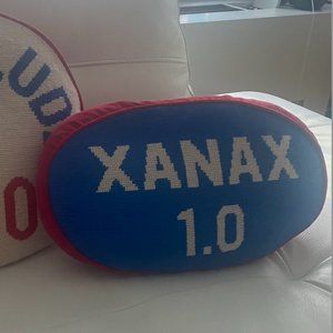Jonathan Adler Prescription Xanax Pillow -NWOT